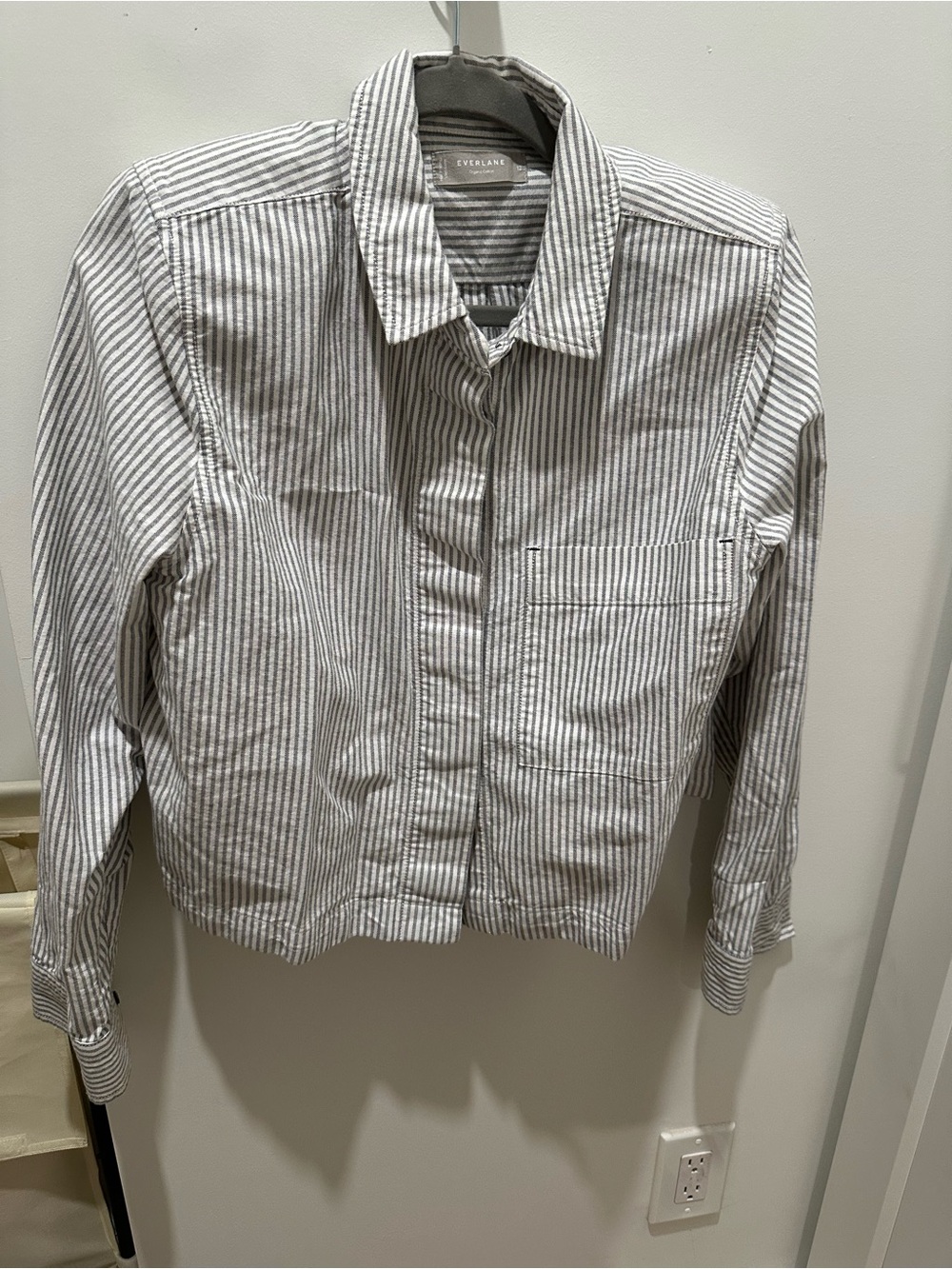 Everlane Cropped Button Down